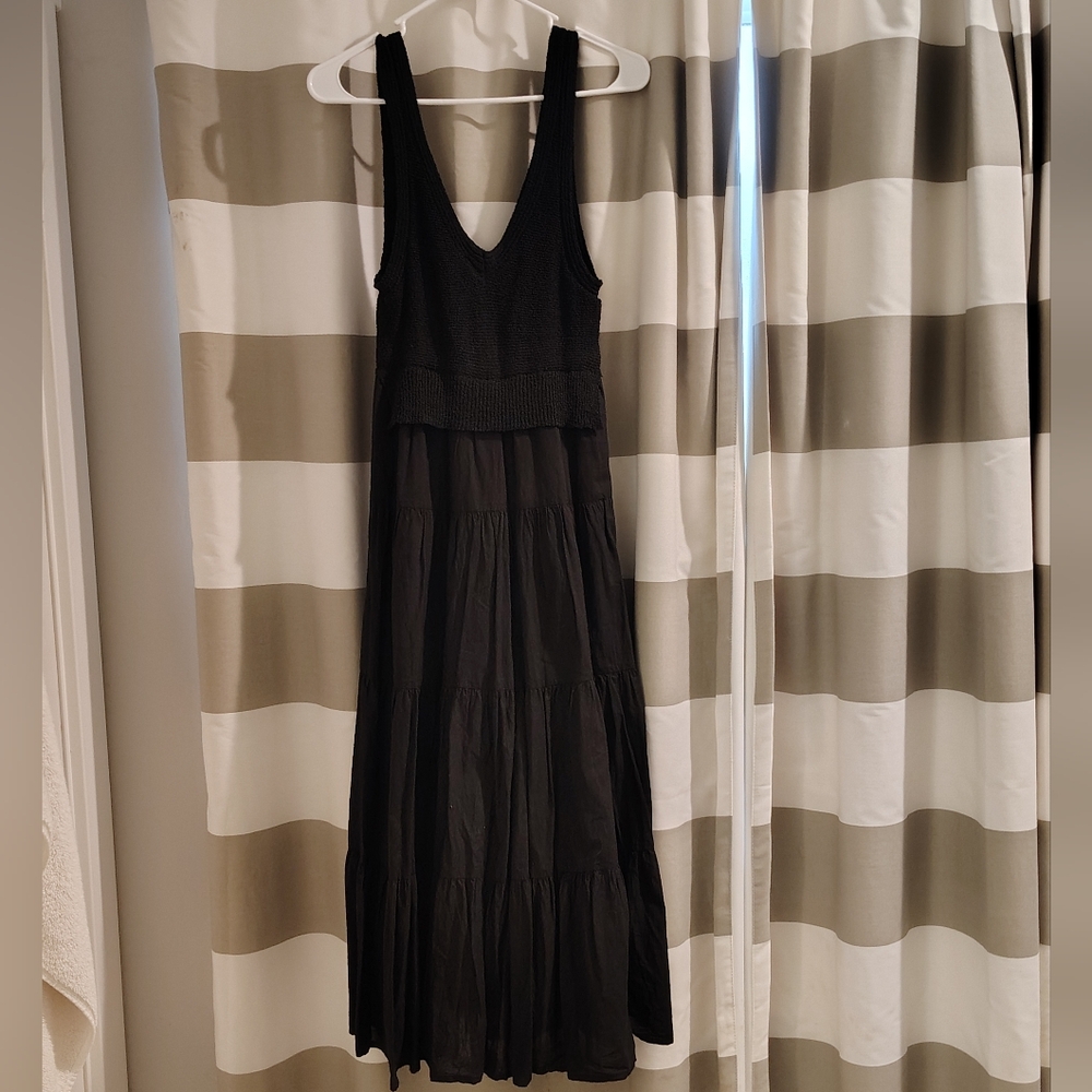 Anthropologie En Saison Sweater Knit Tiered Tank Top / Sleeveles Maxi Dress - Picture 10 of 13